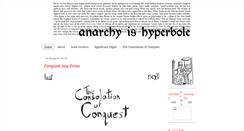 Desktop Screenshot of anarchyishyperbole.com